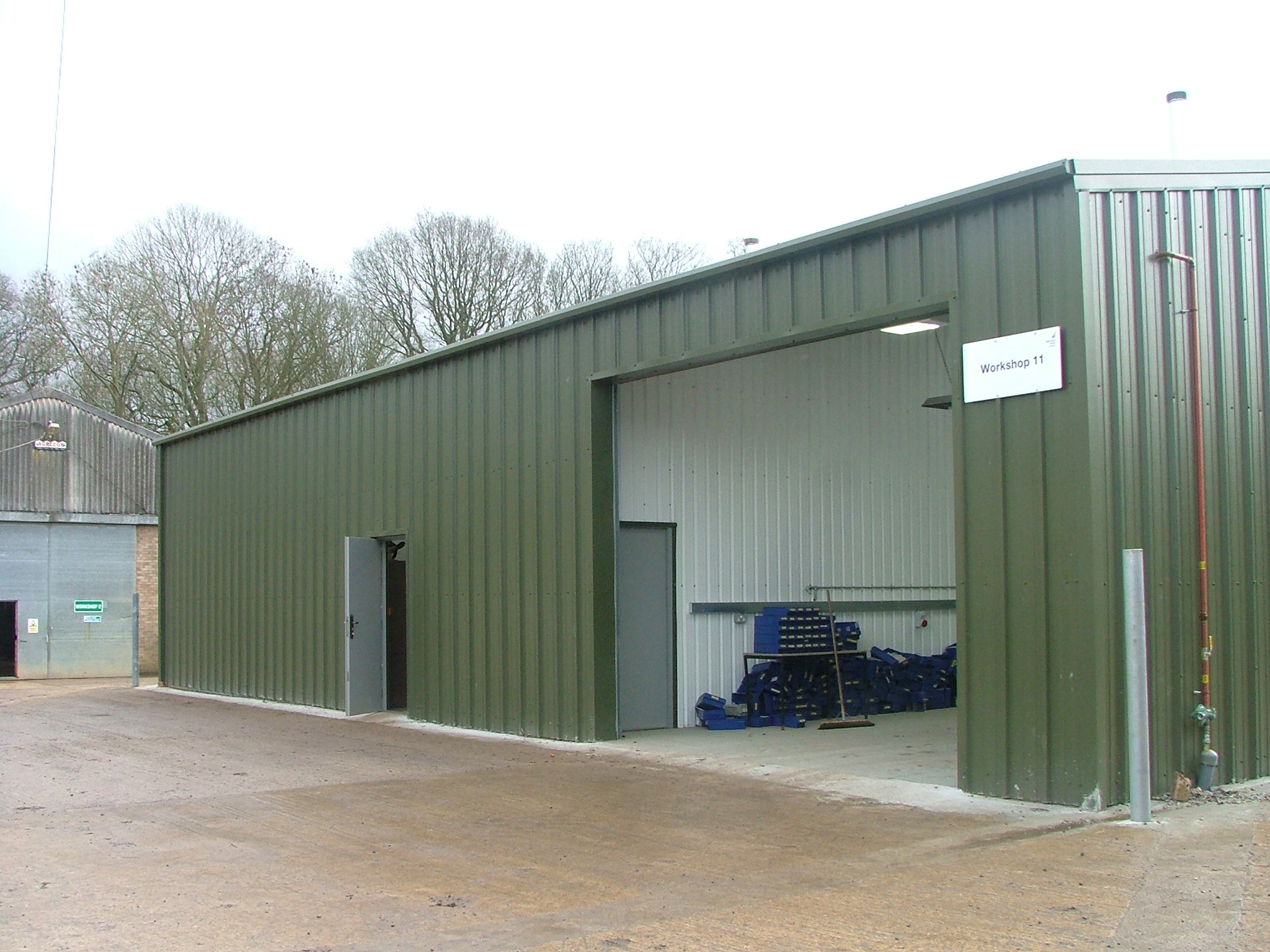 Large shed & garaport 20