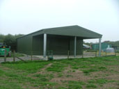 Large shed & garaport 12